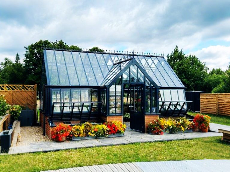 Glass And Steel Greenhouse For Sale